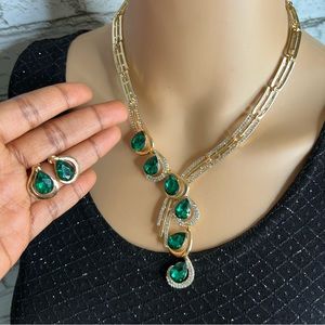 Gold plated Necklace set